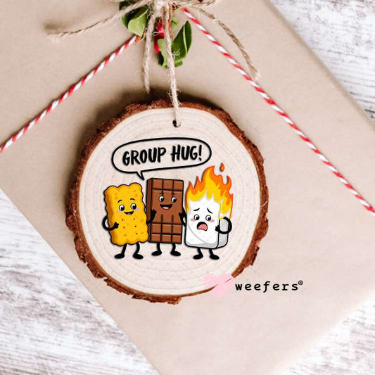 Group Hug Smores UV DTF Decal Ornament Weefers