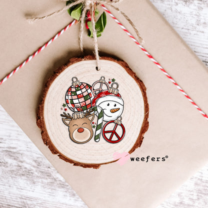 Christmas Friends UV DTF Cup Wrap Ornament Weefers