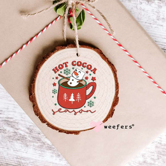 Hot Cocoa Season UV DTF Decal Ornament Weefers