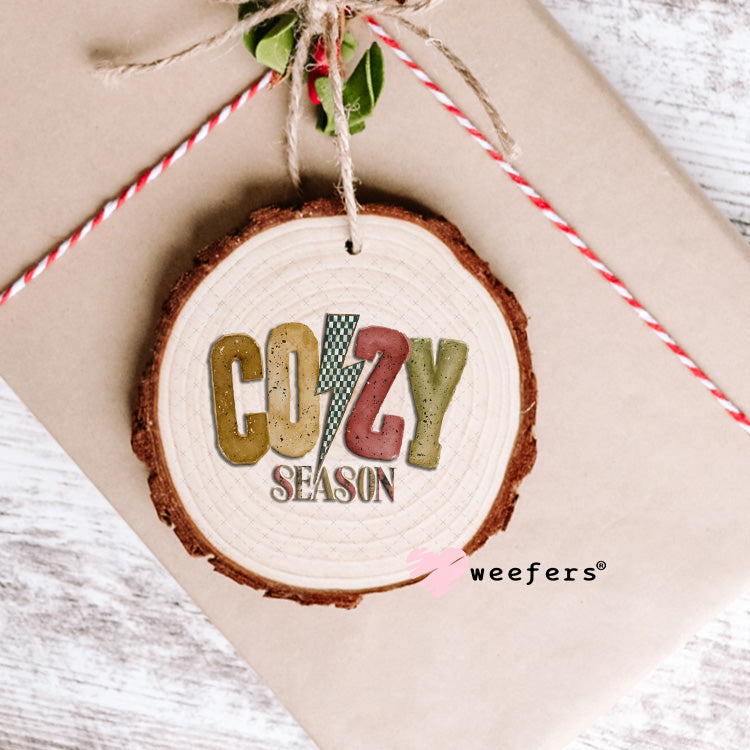 Cozy Season UV DTF Decal Ornament Weefers