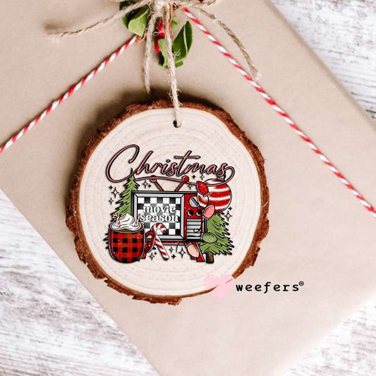 Christmas Movie Season UV DTF Decal Ornament Weefers