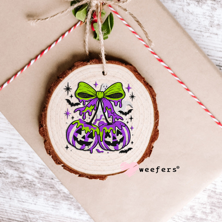 Juice Cherry Bow UV DTF Decal Ornament Weefers