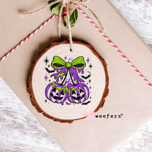 Juice Cherry Bow UV DTF Decal Ornament Weefers