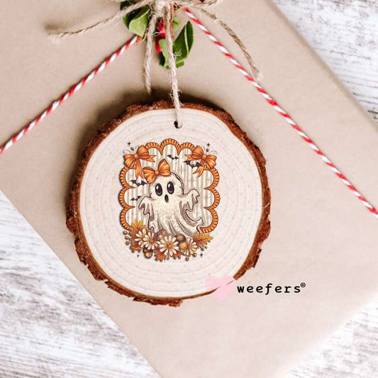 Fall Ghostie UV DTF Decal Ornament Weefers