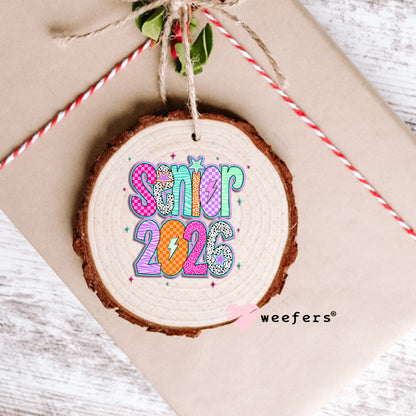 Senior 2026 UV DTF Decal Ornament Weefers
