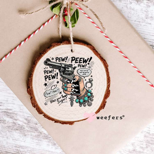 Pew Pew UV DTF Decal Ornament Weefers