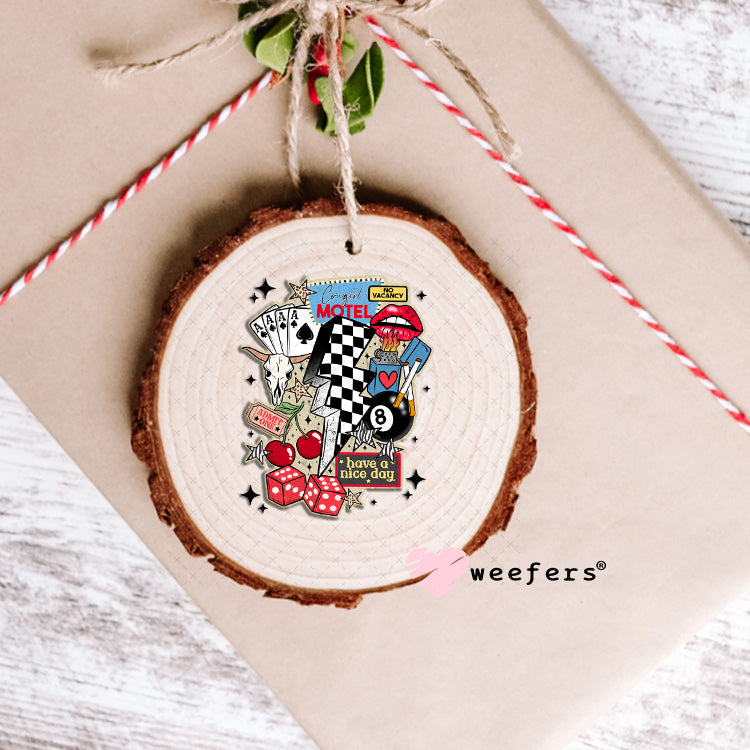 Retro Western Quotes UV DTF Decal Ornament Weefers