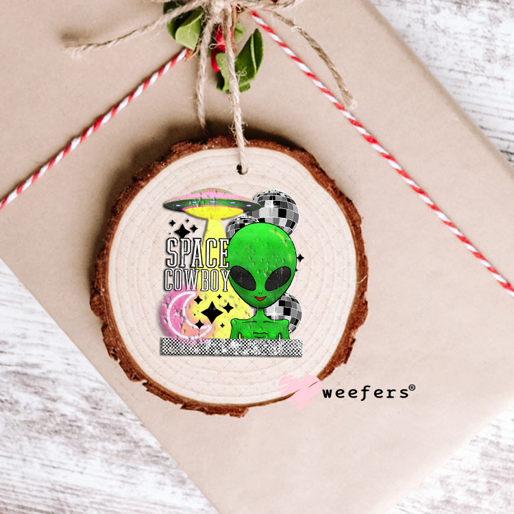 Space Cowboy UV DTF Decal Ornament Weefers