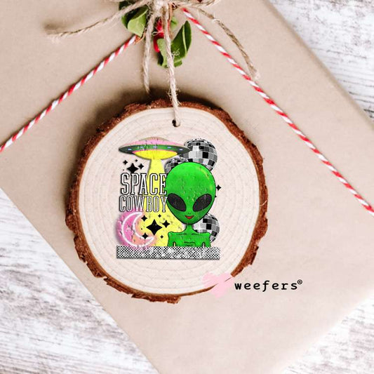 Space Cowboy UV DTF Decal Ornament Weefers