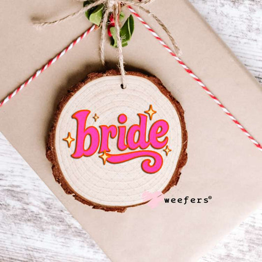 Fuchsia Bride UV DTF Decal Ornament Weefers