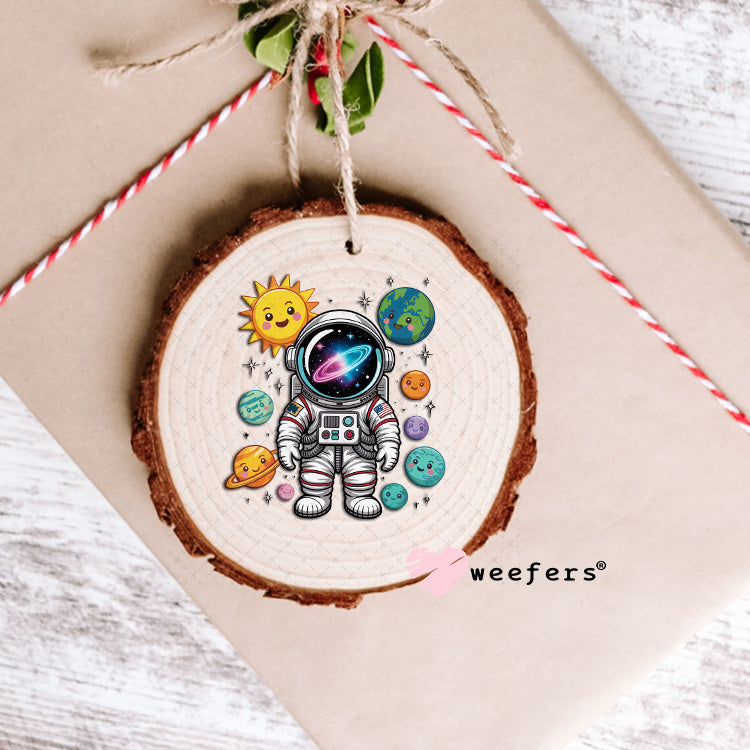 UV DTF Decal - Cute Astronaut Ornament Weefers