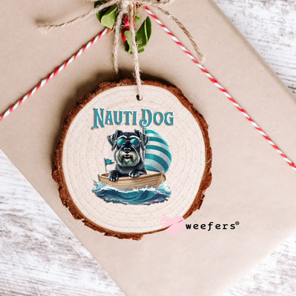 UV DTF Decal - Nauti Dog Ornament Weefers