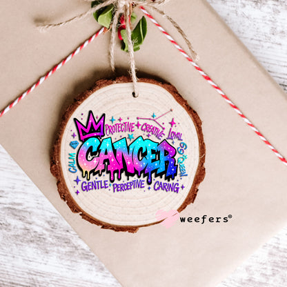 UV DTF Decal - Cancer Zodiac Sign Ornament Weefers