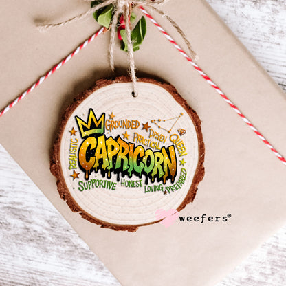 UV DTF Decal - Capricorn Zodiac Sign Ornament Weefers