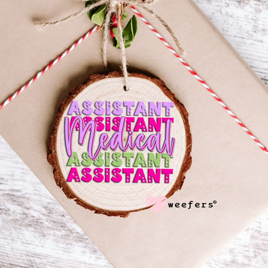 UV DTF Decal - Medical Assistant Ornament Weefers