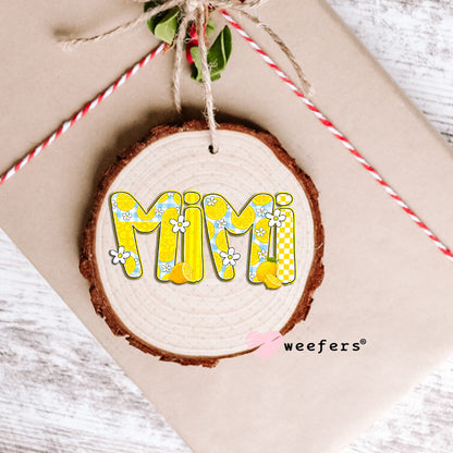 UV DTF Decal - Mimi Sunny Yellow Ornament Weefers