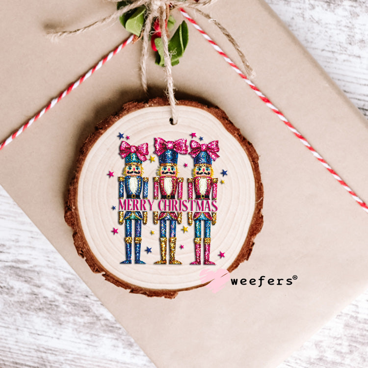 Retro Style Nutcrackers UV DTF Ornament Decal