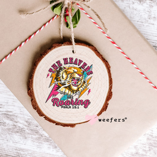 UV DTF Decal - The Heavens are Roaring Ornament Weefers