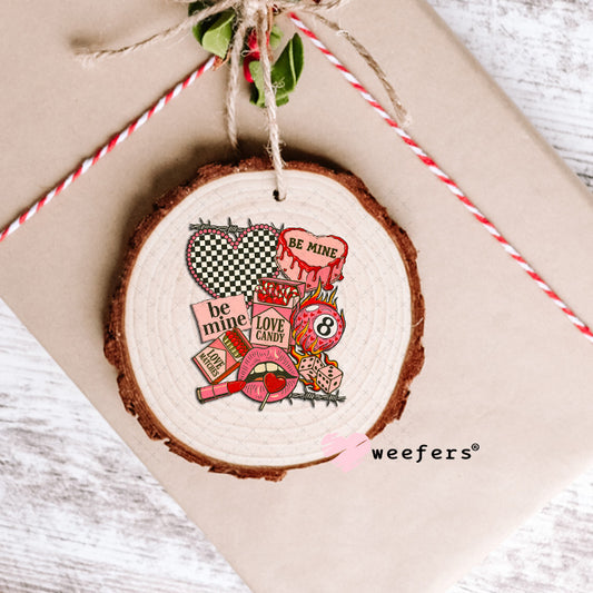 UV DTF Decal - Western Valentine Collage Ornament Weefers