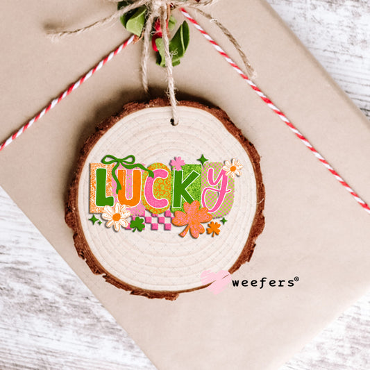 UV DTF Decal - Lucky St. Patrick's Day Ornament Weefers