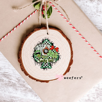 UV DTF Decal - Lucky Girl St. Patrick's Western Ornament Weefers