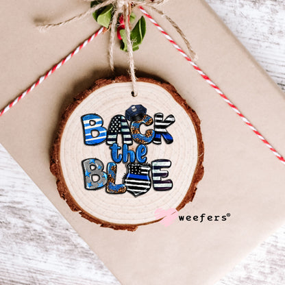 UV DTF Decal - Back the Blue Ornament Weefers