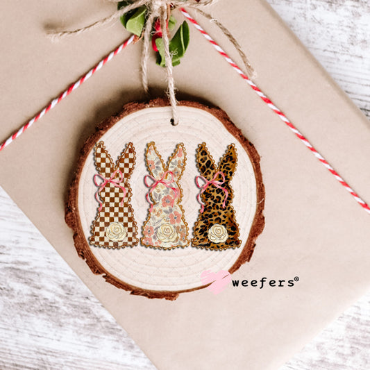 UV DTF Decal - Bougee Bunnies Ornament Weefers