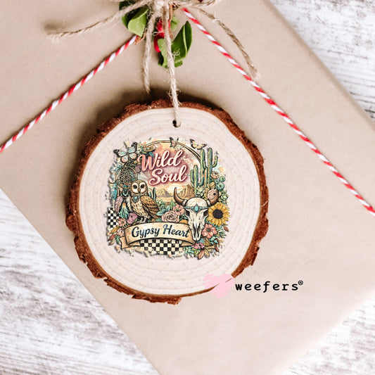 UV DTF Decal - Wild Soul Gypsy Heart Ornament Weefers