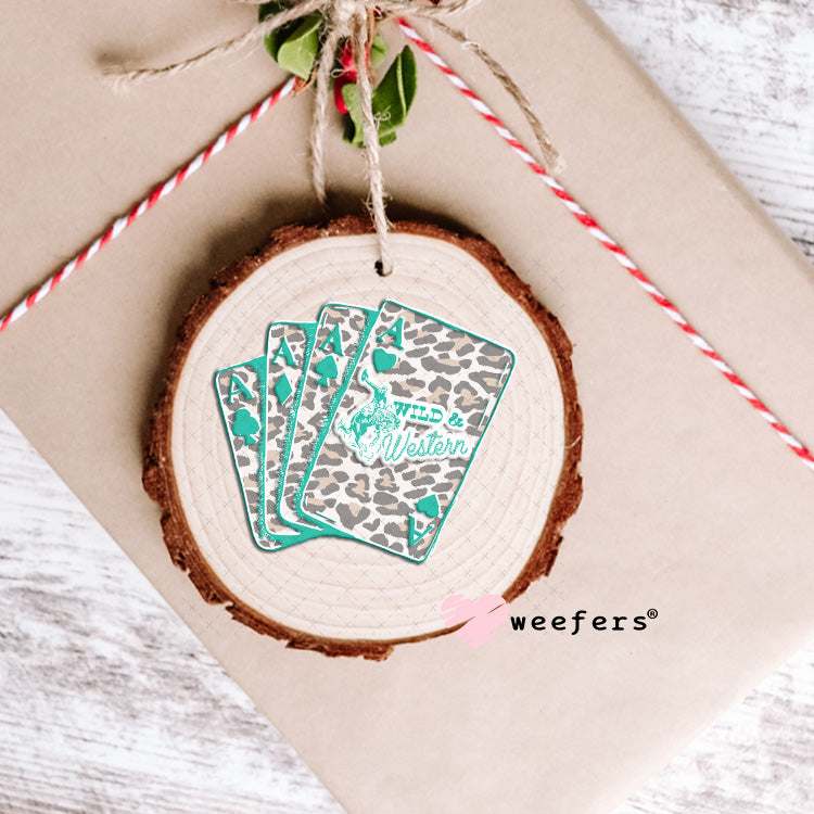 UV DTF Decal - Wild Western Cards Ornament Weefers