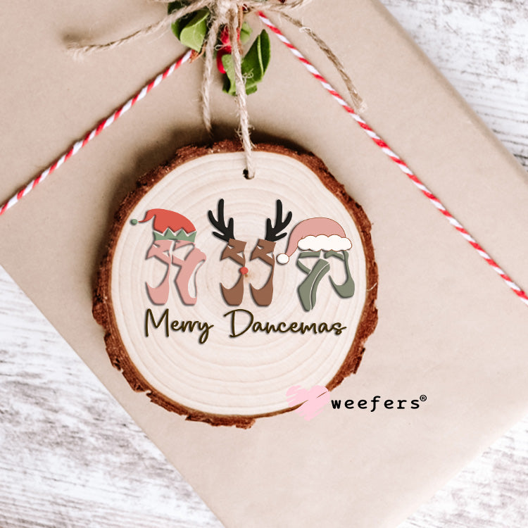 Merry Dancemas Ballet Christmas UV DTF Decal - Weefers