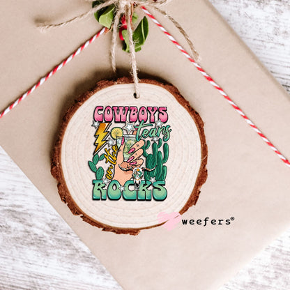 UV DTF Decal -Cowboy Tears Ornament Weefers