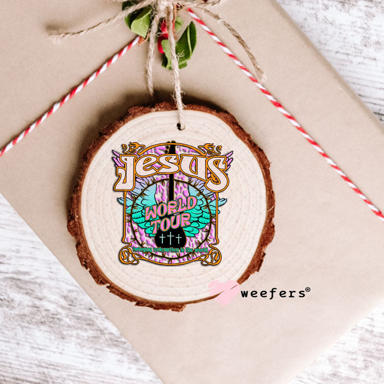 UV DTF Decal - Jesus World Tour Ornament Weefers