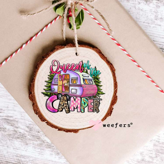 UV DTF Decal - Queen of the Camper Ornament Weefers