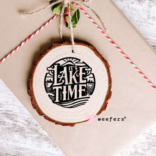 UV DTF Decal - Lake Time Black Ornament Weefers