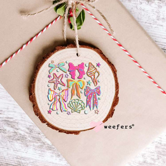 UV DTF Decal - Seashell Bows Ornament Weefers