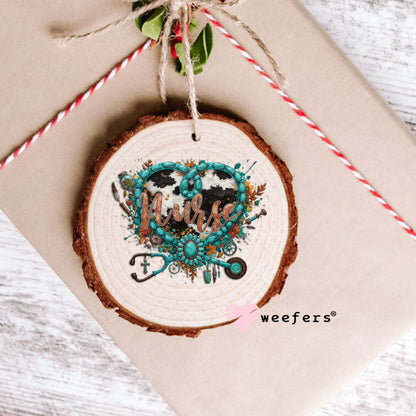 UV DTF Decal - Nurse Western Ornament Weefers