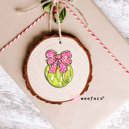 UV DTF Decal - Tennis Bow Ornament Weefers