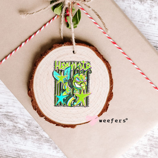 UV DTF Decal - Hornets Green Teal Ornament Weefers