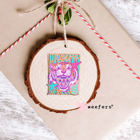 UV DTF Decal - Tigers Game Day Colorful Mascot Ornament Weefers