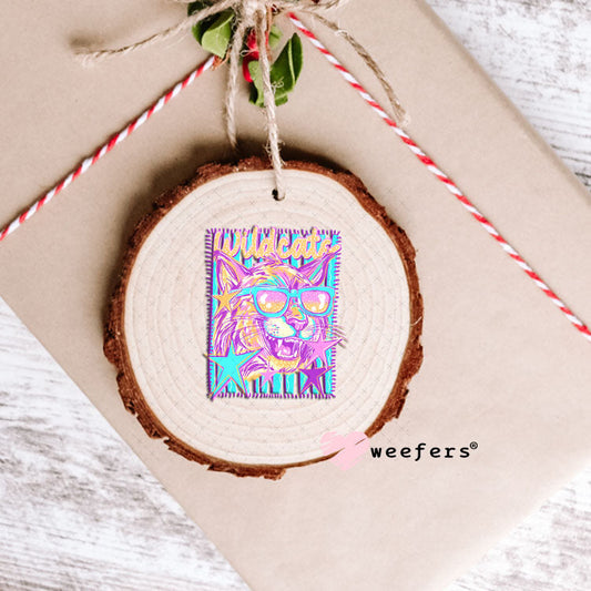 UV DTF Decal - Wildcats Colorful Mascot Ornament Weefers