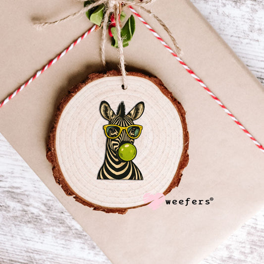 UV DTF Decal - Bubble Zebra Ornament Weefers