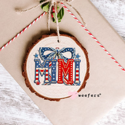UV DTF Decal - Mimi USA Ornament Weefers