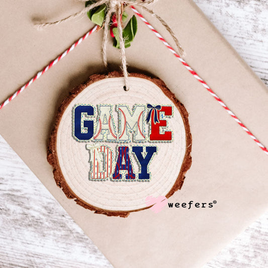UV DTF Decal - Baseball Gameday Ornament Weefers