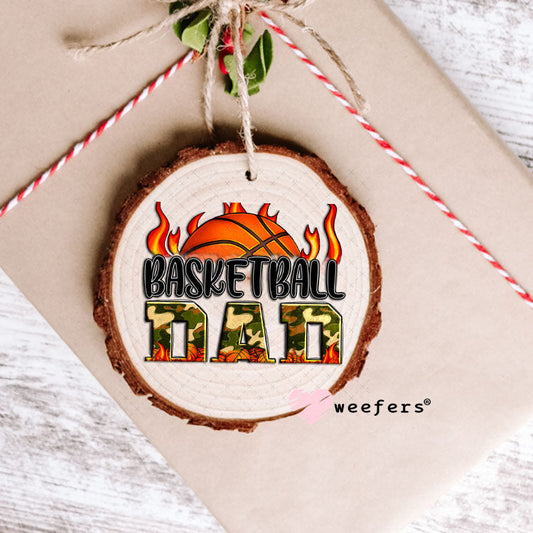 UV DTF Decal - Basketball Dad Ornament Weefers