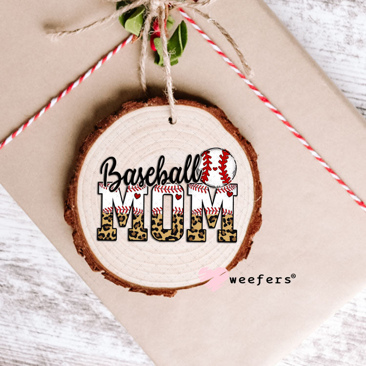 UV DTF Decal - Baseball Mom Ornament Weefers