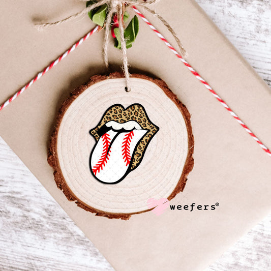 UV DTF Decal - Cheetah Print Tongue Ornament Weefers