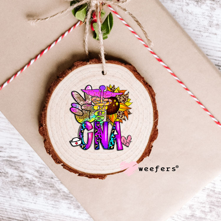 UV DTF Decal - CNA Sunflower Ornament Weefers