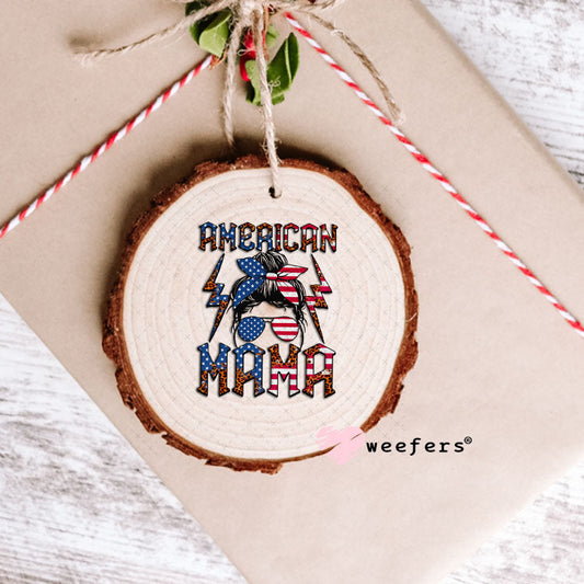 UV DTF Decal - American Mama USA Ornament Weefers