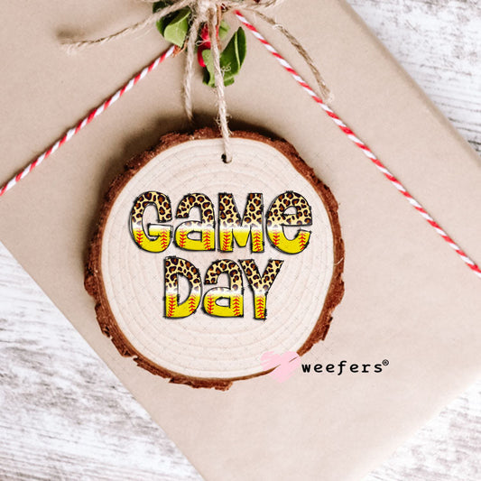 UV DTF Decal - Game Day Softball Ornament Weefers