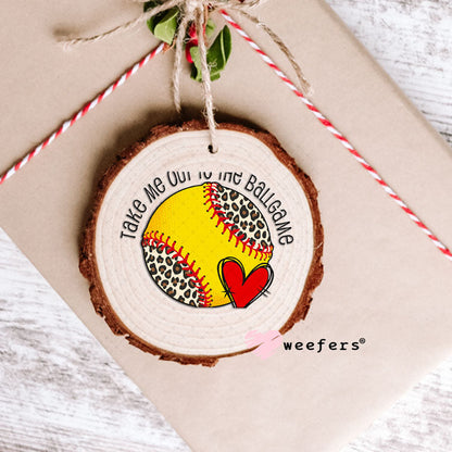 UV DTF Decal - Take Me Out to the Ballgame Ornament Weefers